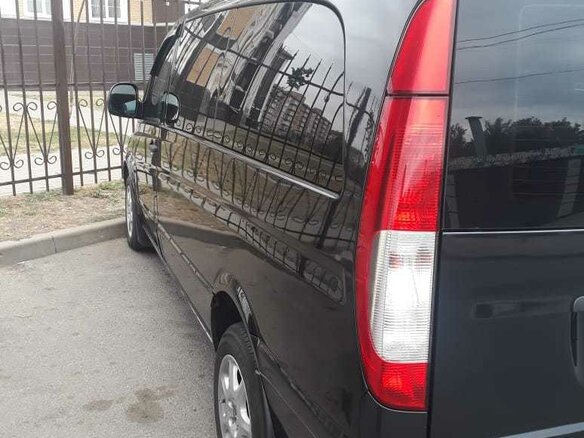 2007 Mercedes-Benz Vito 109 CDI L3 II (W639), чёрный - вид 4