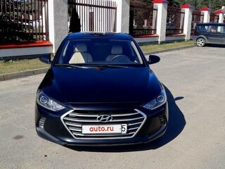 2016 Hyundai Elantra VI (AD), чёрный, 1248101 рублей, вид 2