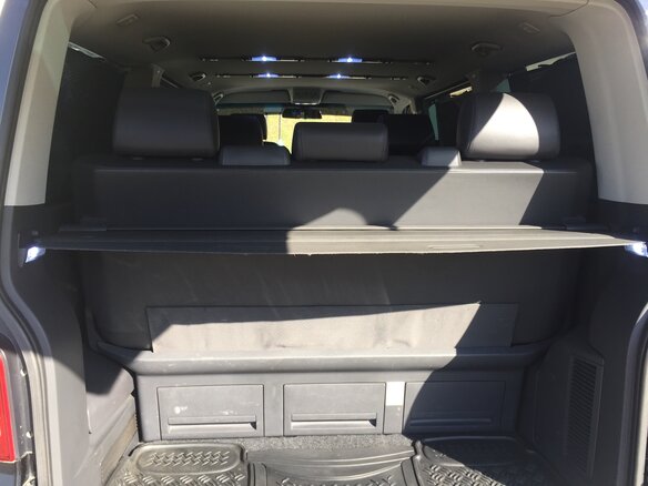 2011 Volkswagen Multivan T5 Рестайлинг, чёрный - вид 13