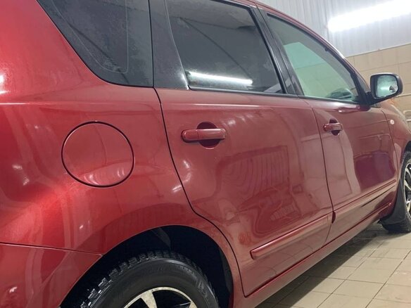 2012 Nissan Note I Рестайлинг, красный, 960000 рублей - вид 8