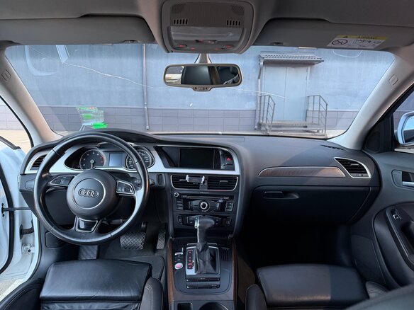 2015 Audi A4 IV (B8) Рестайлинг, белый, 1200000 рублей - вид 9