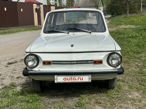 1992 ЗАЗ 968 М, белый, 1000000 рублей - вид 1