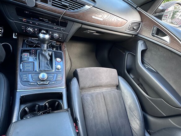 2013 Audi A6 IV (C7), чёрный, 2200000 рублей - вид 12