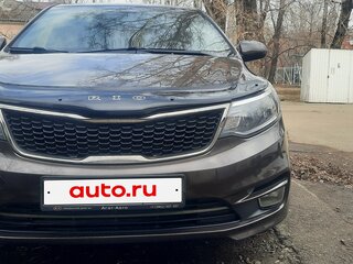 2016 Kia Rio III Рестайлинг, коричневый, 1300000 рублей, вид 2
