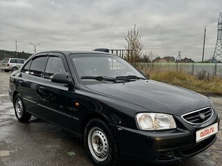2008 Hyundai Accent ТагАЗ II, чёрный, 550000 рублей, вид 5