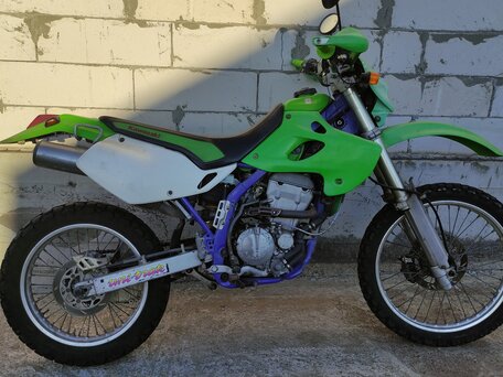 1999 Kawasaki KLX 250, зелёный, 200000 рублей, вид 1