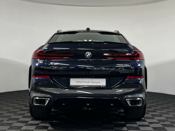 2025 BMW X6 40i III (G06) Рестайлинг, синий - вид 2