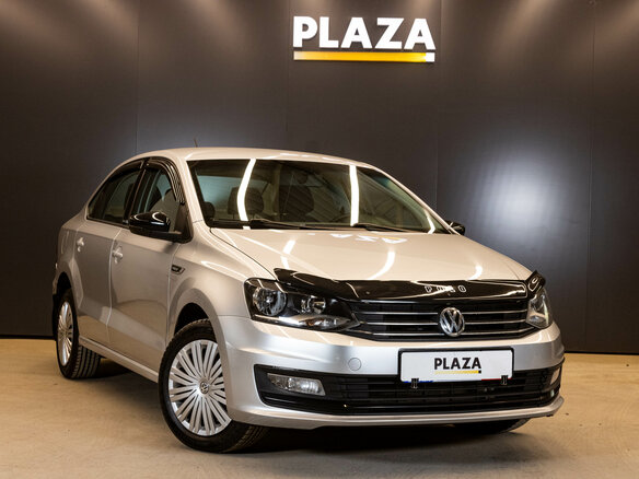 2017 Volkswagen Polo V Рестайлинг, серебристый - вид 1