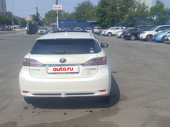 2013 Lexus CT 200h I, белый, 1500000 рублей - вид 9