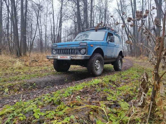 2000 Lada (ВАЗ) 2121 (4x4) I Рестайлинг, синий, 240000 рублей - вид 1