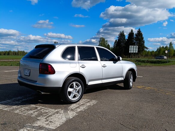 2003 Porsche Cayenne S I (955), серебристый, 780000 рублей - вид 2