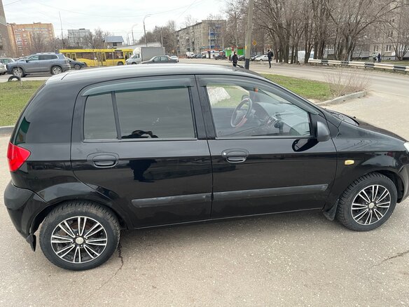 2008 Hyundai Getz I Рестайлинг, чёрный, 310000 рублей - вид 9