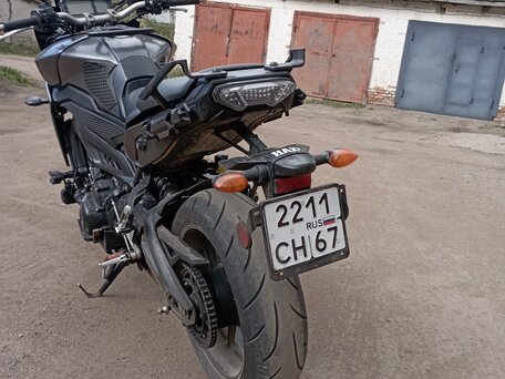 2014 Yamaha MT-09 Tracer (FJ-09), серый, 670000 рублей, вид 3
