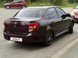 2012 Lada (ВАЗ) Granta I, пурпурный, 330000 рублей, вид 3