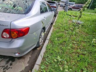 2008 Toyota Corolla X (E140, E150), серебристый, 625000 рублей, вид 3