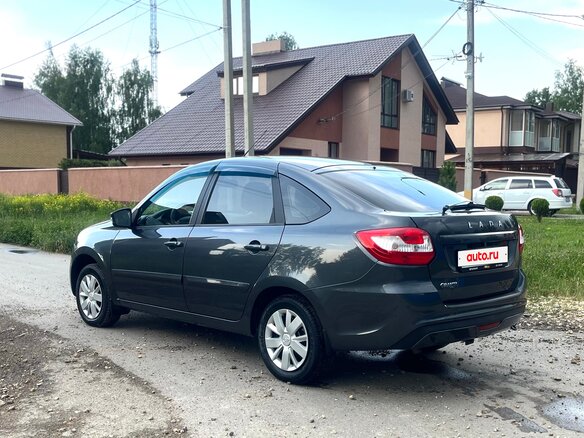 2019 Lada (ВАЗ) Granta I Рестайлинг, синий, 780000 рублей - вид 5