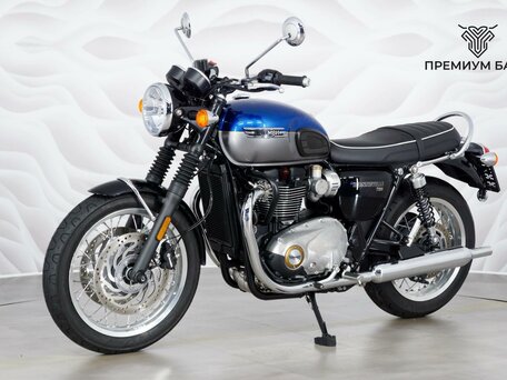 2022 Triumph Bonneville T120, синий, 1327000 рублей, вид 3