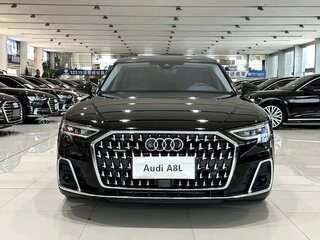 2023 Audi A8 Long 45 TFSI IV (D5) Рестайлинг, чёрный, 8237031 рублей, вид 2