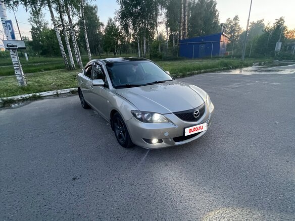 2005 Mazda 3 I (BK), серый, 300000 рублей - вид 6