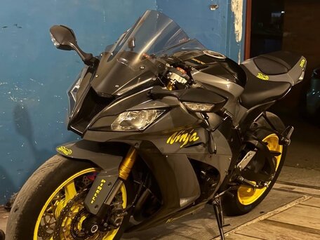 2012 Kawasaki ZX-10R Ninja, серый, 860000 рублей, вид 4