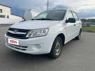 2013 Lada (ВАЗ) Granta I, белый, 385000 рублей, вид 2