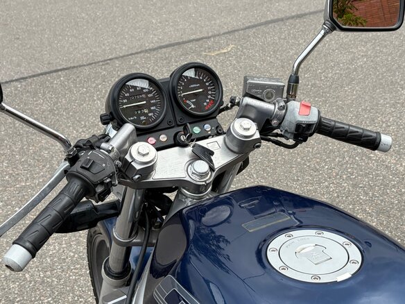 1990 Honda CB-1, синий - вид 7