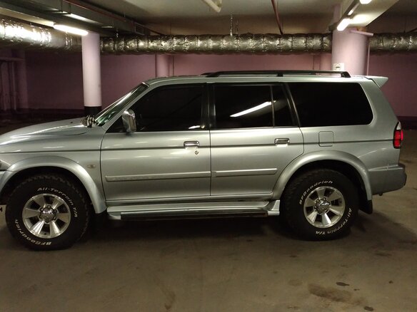 2003 Mitsubishi Pajero Sport I, серебристый - вид 4