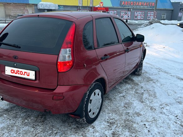 2011 Lada (ВАЗ) Kalina I, красный, 330000 рублей - вид 5