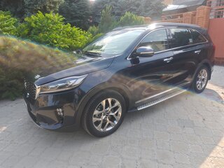 2019 Kia Sorento III Prime Рестайлинг, синий, 3400000 рублей, вид 2