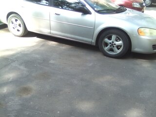 2003 Dodge Stratus II Рестайлинг, серебристый, 400000 рублей, вид 4