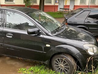 2010 Kia Rio II Рестайлинг, чёрный, 535000 рублей, вид 2