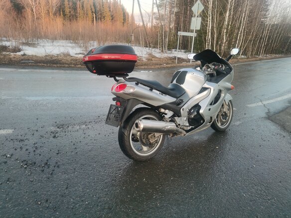 2002 Kawasaki ZZR 1200, серебристый, 350000 рублей - вид 7
