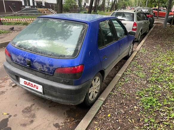 1998 Peugeot 306, голубой, 180000 рублей - вид 6