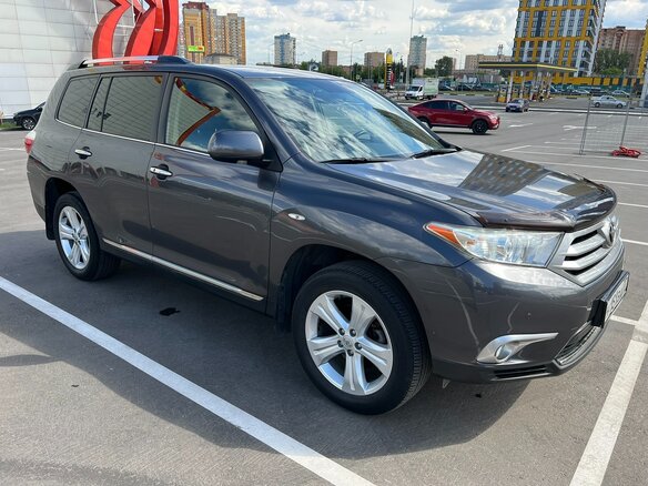 2012 Toyota Highlander II (XU40) Рестайлинг, серый, 2800000 рублей - вид 7