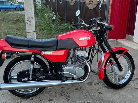 1989 Jawa 350/638, красный, 300000 рублей, вид 1