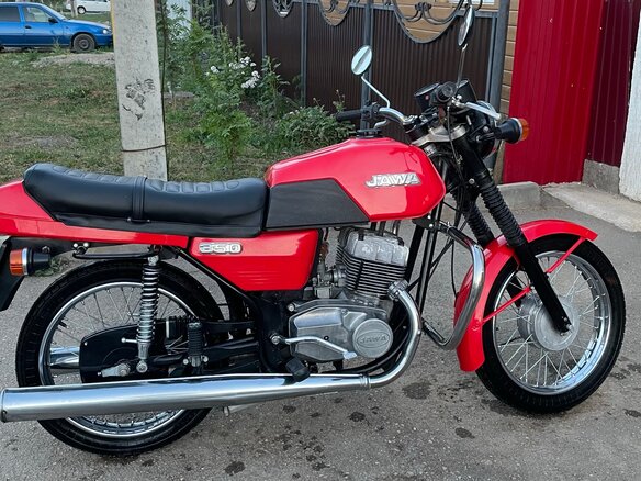 1989 Jawa 350/638, красный, 300000 рублей
