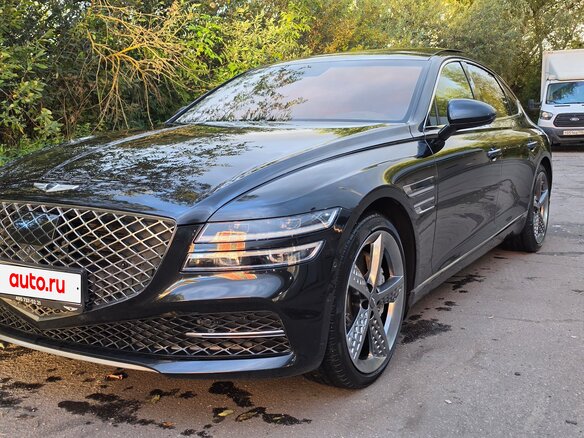 2021 Genesis G80 II, чёрный, 4500000 рублей