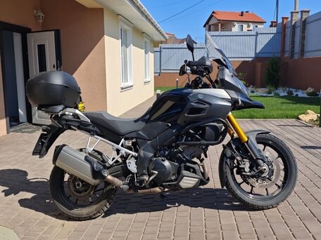 2015 Suzuki V-Strom 1000, чёрный, 750000 рублей, вид 2