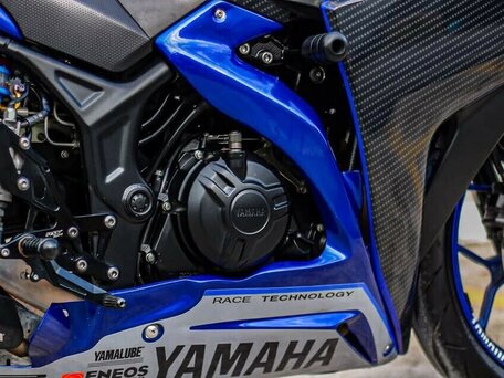 2014 Yamaha YZF-R3, синий, 510000 рублей, вид 5