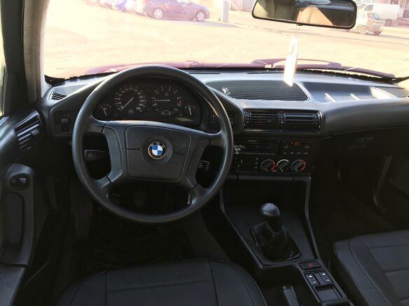 1992 BMW 5 серии 525i III (E34), чёрный - вид 8