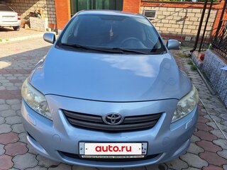 2008 Toyota Corolla AMT X (E140, E150), голубой, 810000 рублей, вид 1