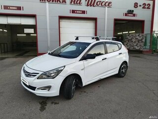 2015 Hyundai Solaris I Рестайлинг, белый, 550000 рублей, вид 1