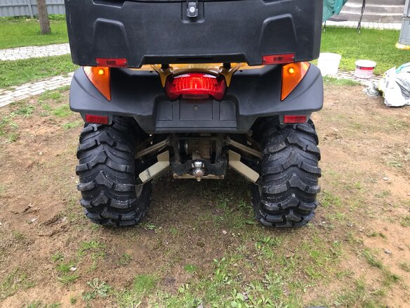 2014 CFMoto CF600-X6, золотистый - вид 7