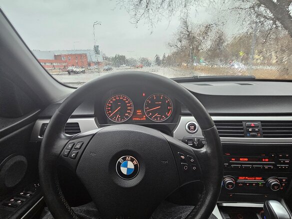 2007 BMW 3 серии 320i V (E90/E91/E92/E93), чёрный, 970000 рублей - вид 10