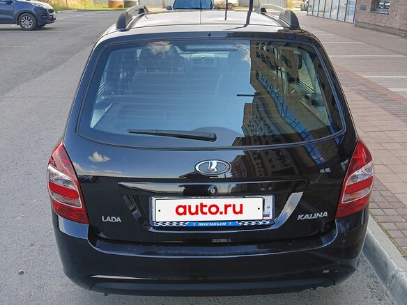 2014 Lada (ВАЗ) Kalina II, чёрный, 400000 рублей - вид 2