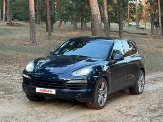 2014 Porsche Cayenne Diesel II (958), синий, 3000000 рублей, вид 2