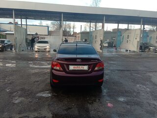 2011 Hyundai Solaris I, фиолетовый, 715000 рублей, вид 4