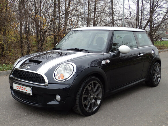 2008 Mini Hatch Cooper S II (R56), чёрный - вид 1