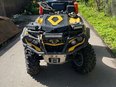 2013 BRP Can-Am Outlander 1000, жёлтый, 1350000 рублей, вид 4