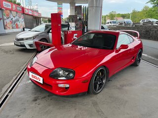 2001 Toyota Supra IV (A80) Рестайлинг, красный, 9300000 рублей, вид 1